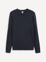Celio Dunkelblauer Wollpullover Celio Semeriv