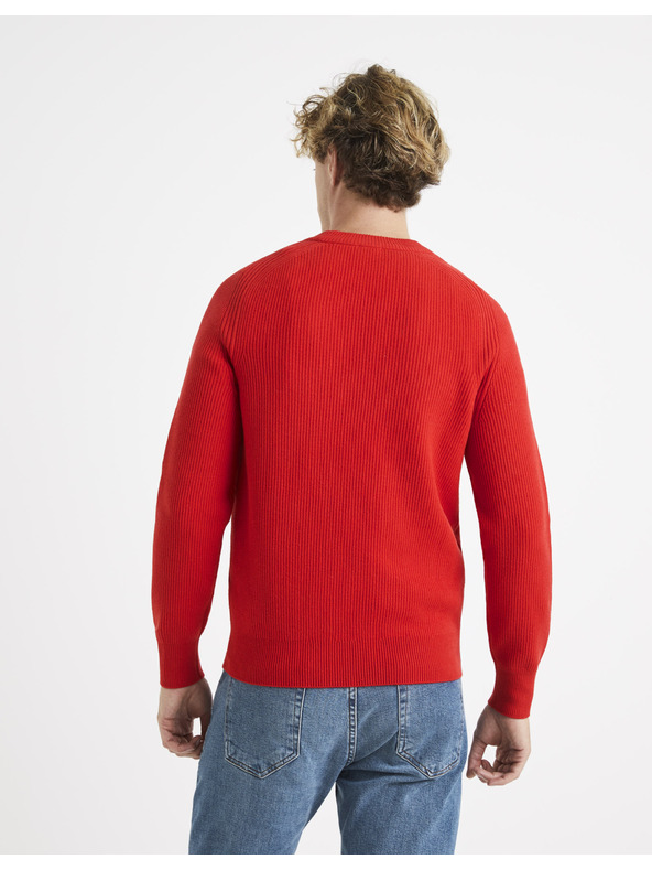 Celio Roter Pullover Celio Terzo