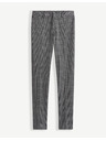 Celio Grau karierte Hose Celio Volouis2