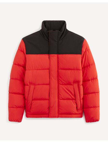 Celio Rote gesteppte Winterjacke Celio Vuelectra