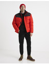 Celio Rote gesteppte Winterjacke Celio Vuelectra