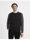 Celio Grauer und schwarzer Herren Pullover von Celio