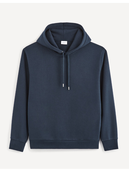 Celio Dunkelblauer Herren-Kapuzenpullover Celio Vesix
