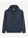 Celio Dunkelblauer Herren-Kapuzenpullover Celio Vesix