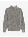 Celio Herrenpullover weiß und grau gestromt Celio Veviking