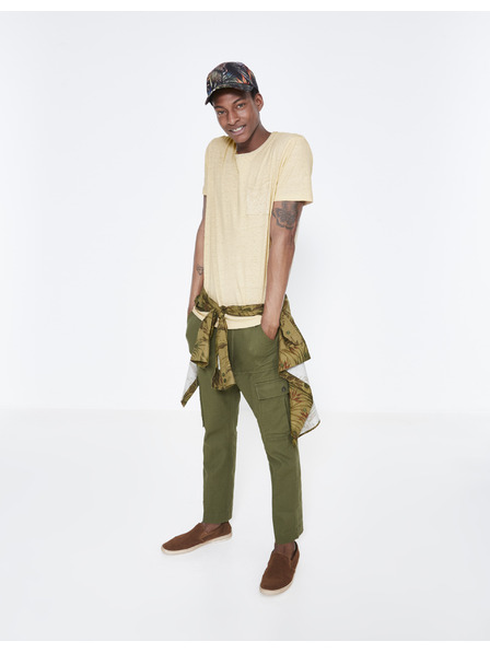 Celio Khaki Herren Celio Loking Hosen