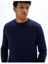 Celio Dunkelblauer Herren-Kaschmir-Pullover Celio Jecloud