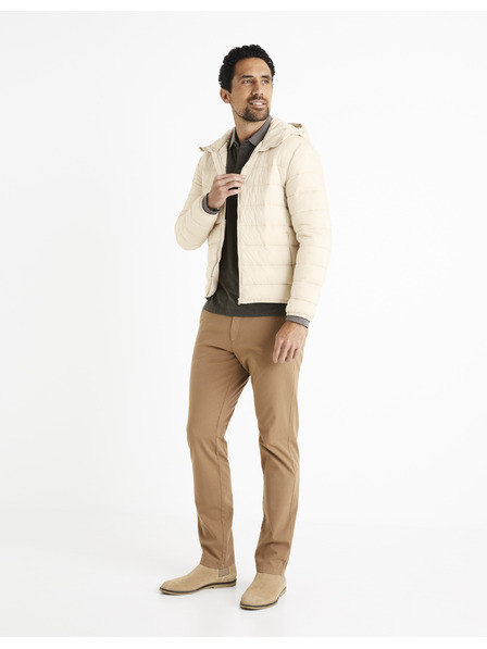 Celio Graues Herren Langarm-Poloshirt Celio Cedotml