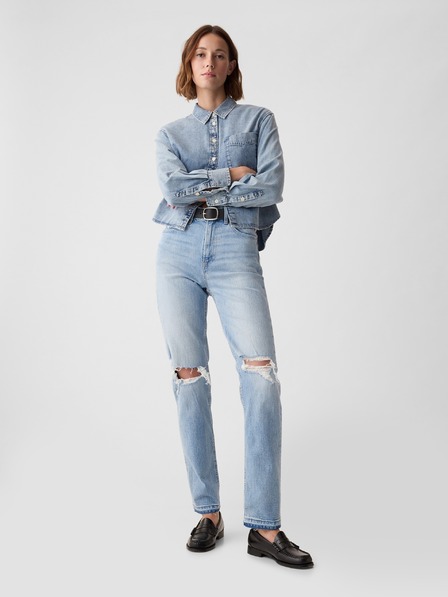 GAP Straight High Rise Cheeky Jeans GAP