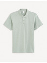 Celio Hellgraues Basic-Poloshirt für Herren Celio Feflame