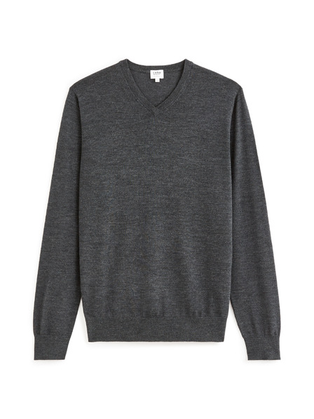 Celio Dunkelgrauer Herren-Wollpullover Celio Semeriv