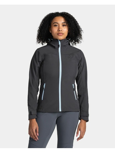 Kilpi Dunkelgraue Damen-Softshell-Jacke Kilpi Rawia
