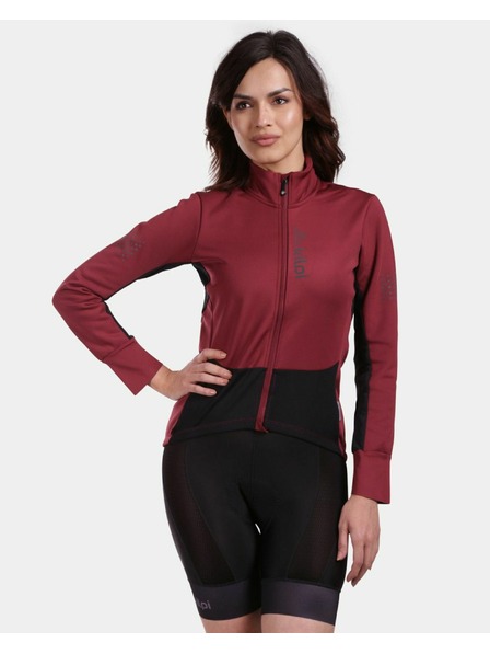 Kilpi Burgunderfarbene Softshell-Jacke für Damen Kilpi VELOVER