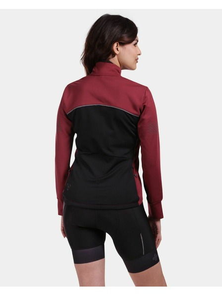 Kilpi Burgunderfarbene Softshell-Jacke für Damen Kilpi VELOVER
