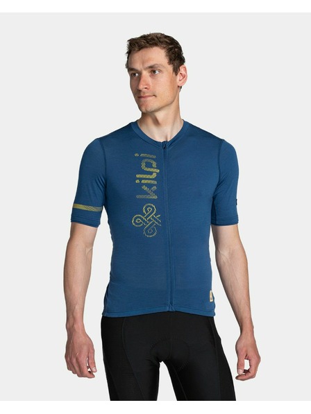 Kilpi Dunkelblaues bedrucktes Herren-Sport-T-Shirt Kilpi PETRANA