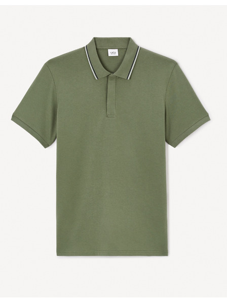 Celio Grünes Herren-Poloshirt Celio Jevrait