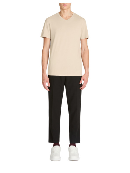 Celio Beige Herren T-Shirt Basic Celio Debasev