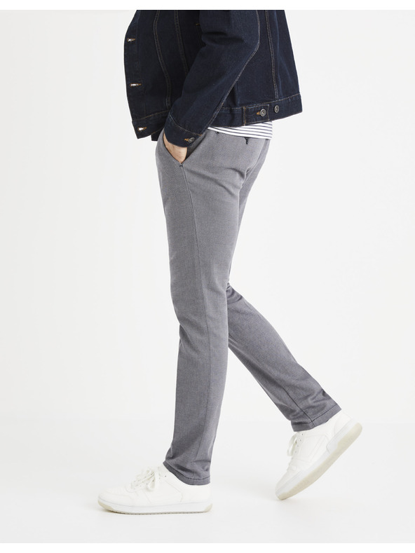 Celio Graue Chino-Hose Celio Rouan