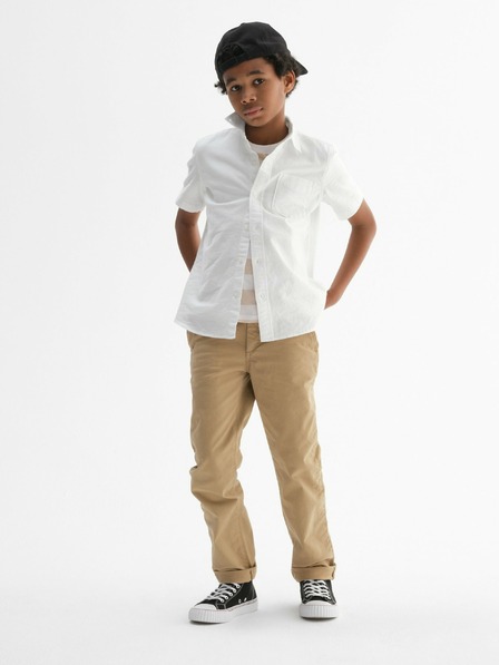 GAP Kids Straight-Fit Stretch Khakihose GAP