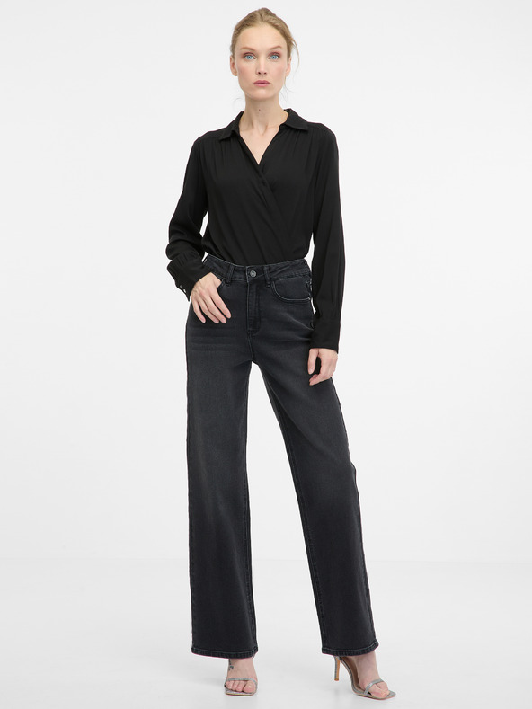 Orsay Schwarze Bluse ORSAY