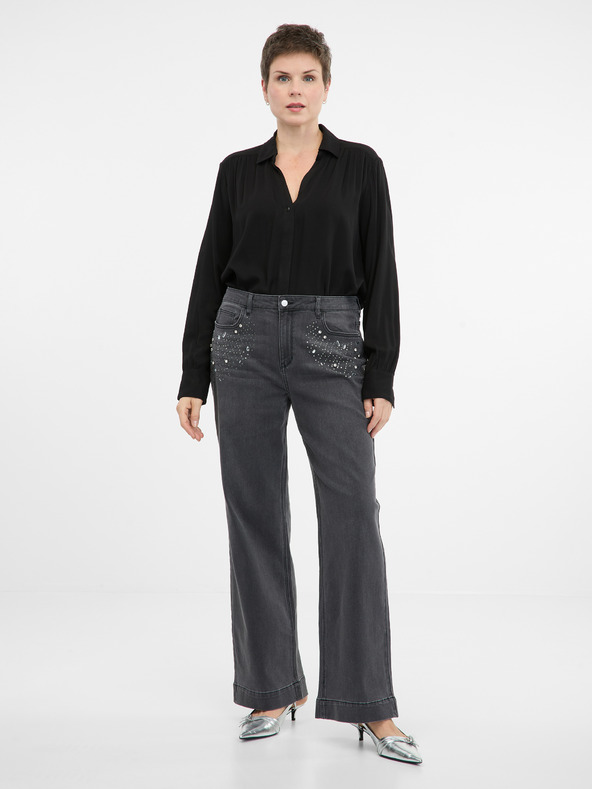 Orsay Schwarze Bluse ORSAY