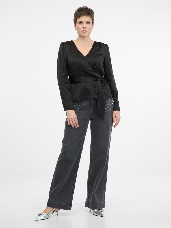 Orsay Schwarze Bluse ORSAY