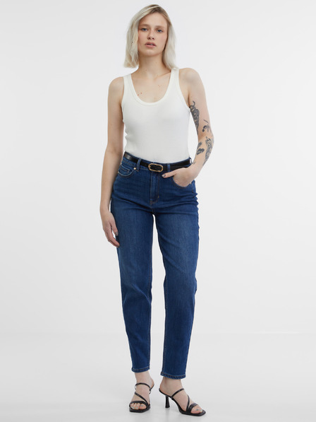 Orsay Dunkelblaue Mom-Jeans für Damen ORSAY