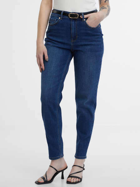 Orsay Dunkelblaue Mom-Jeans für Damen ORSAY