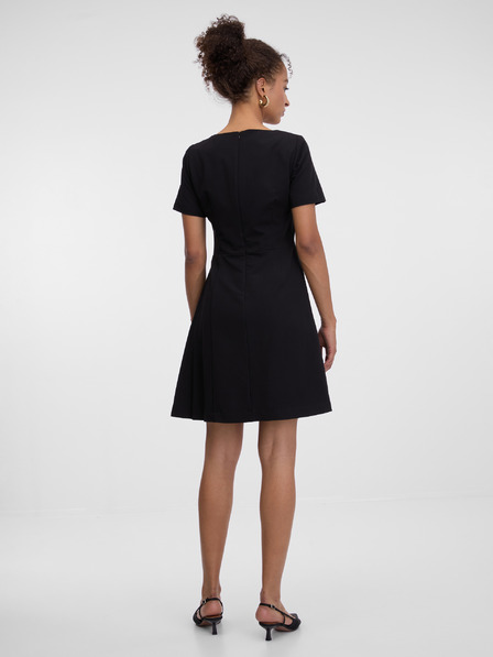 Orsay Schwarzes knielanges Damenkleid ORSAY