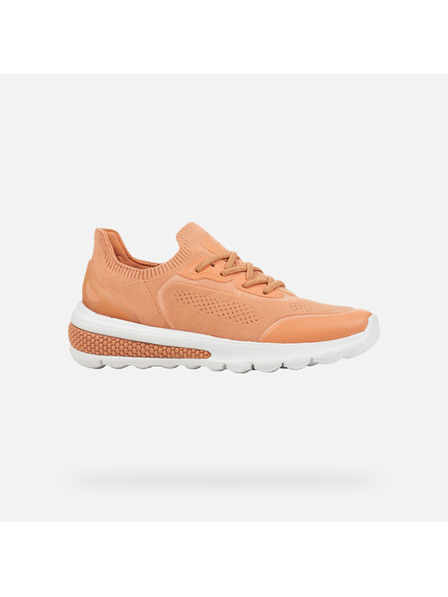 Geox Orange Damen-Sneaker Geox Spherica Actif