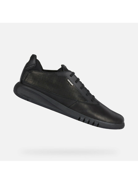 Geox Schwarze Herren-Sneaker Geox Aerantis