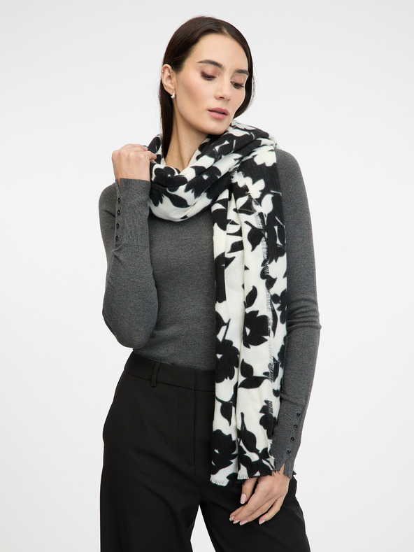 Orsay Schwarzes gemustertes Damentuch ORSAY