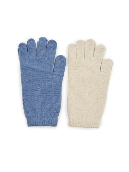 Orsay Beige und blaue Damenhandschuhe, 2er-Set ORSAY