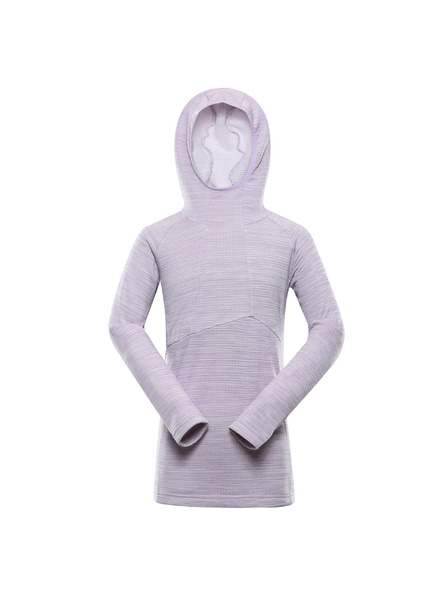 ALPINE PRO Hellviolettes Mädchen-Funktions-Sweatshirt ALPINE PRO Gorfo