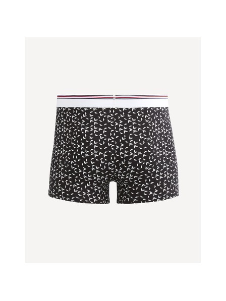 Celio Schwarz gemusterte Herren Boxershorts Celio Mitch