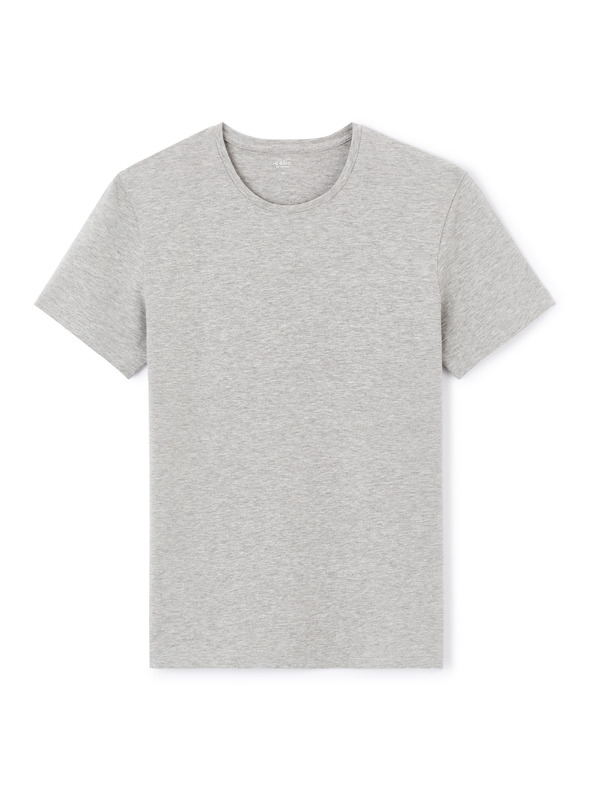 Celio Graues Herren-Basic-T-Shirt Celio Neunir