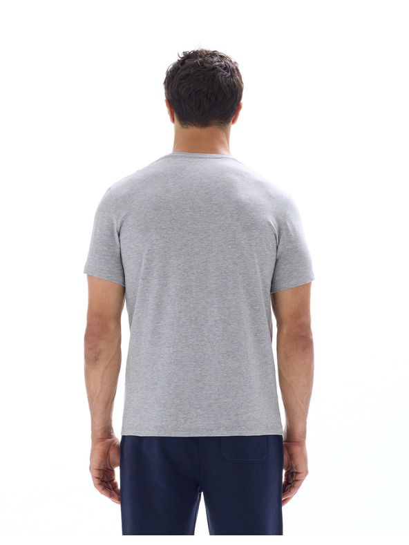 Celio Graues Herren-Basic-T-Shirt Celio Neunir