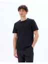 Celio Schwarzes Basic-T-Shirt Celio Tebase