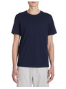 Celio Dunkelblaues Basic-T-Shirt Celio Tebase