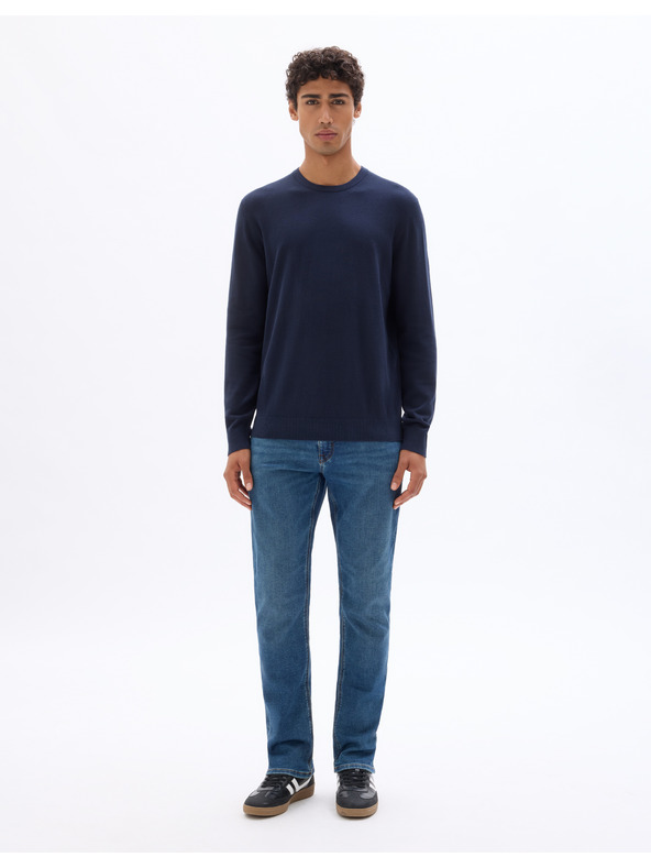 Celio Dunkelblauer Herrenpullover Celio Decoton