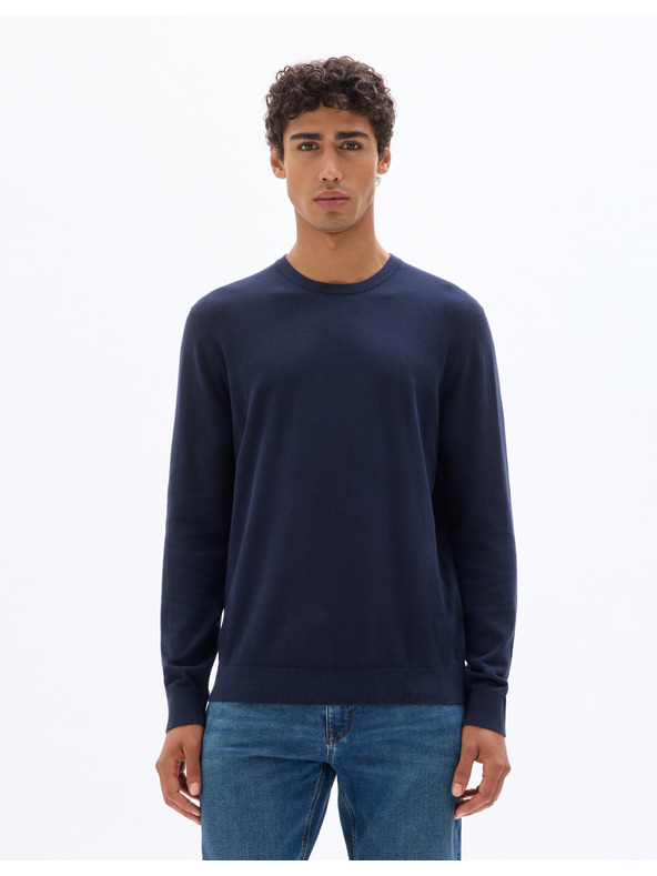 Celio Dunkelblauer Herrenpullover Celio Decoton