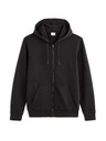 Celio Schwarzer Herren-Basic-Kapuzenpullover Celio Fethree