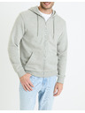 Celio Hellgraues Herren-Basic-Sweatshirt Celio Fethree