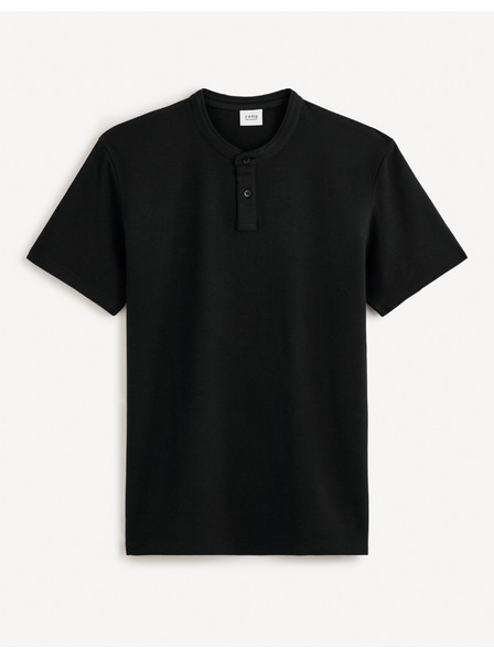 Celio Schwarzes Herren-Poloshirt Basic Celio Gesohel