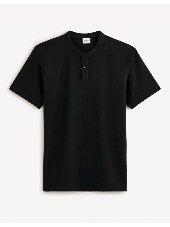 Celio Schwarzes Herren-Poloshirt Basic Celio Gesohel