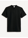 Celio Schwarzes Herren-Poloshirt Basic Celio Gesohel