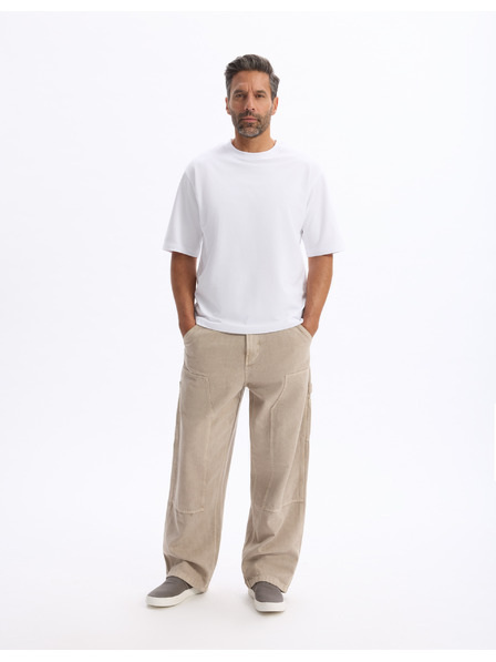 Celio Weißes Herren-T-Shirt Celio Gehem