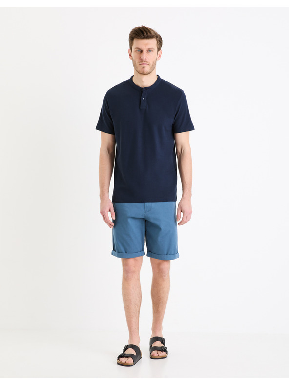 Celio Dunkelblaues Herren Basic Polohemd Celio Gesohel