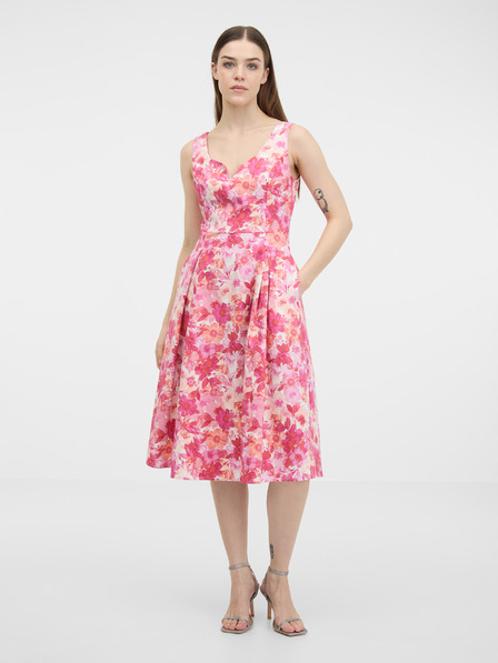 Orsay Rosa Damen-Blumenkleid ORSAY