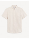 Celio Beige Herrenhemd regulär Celio Daxfordmc
